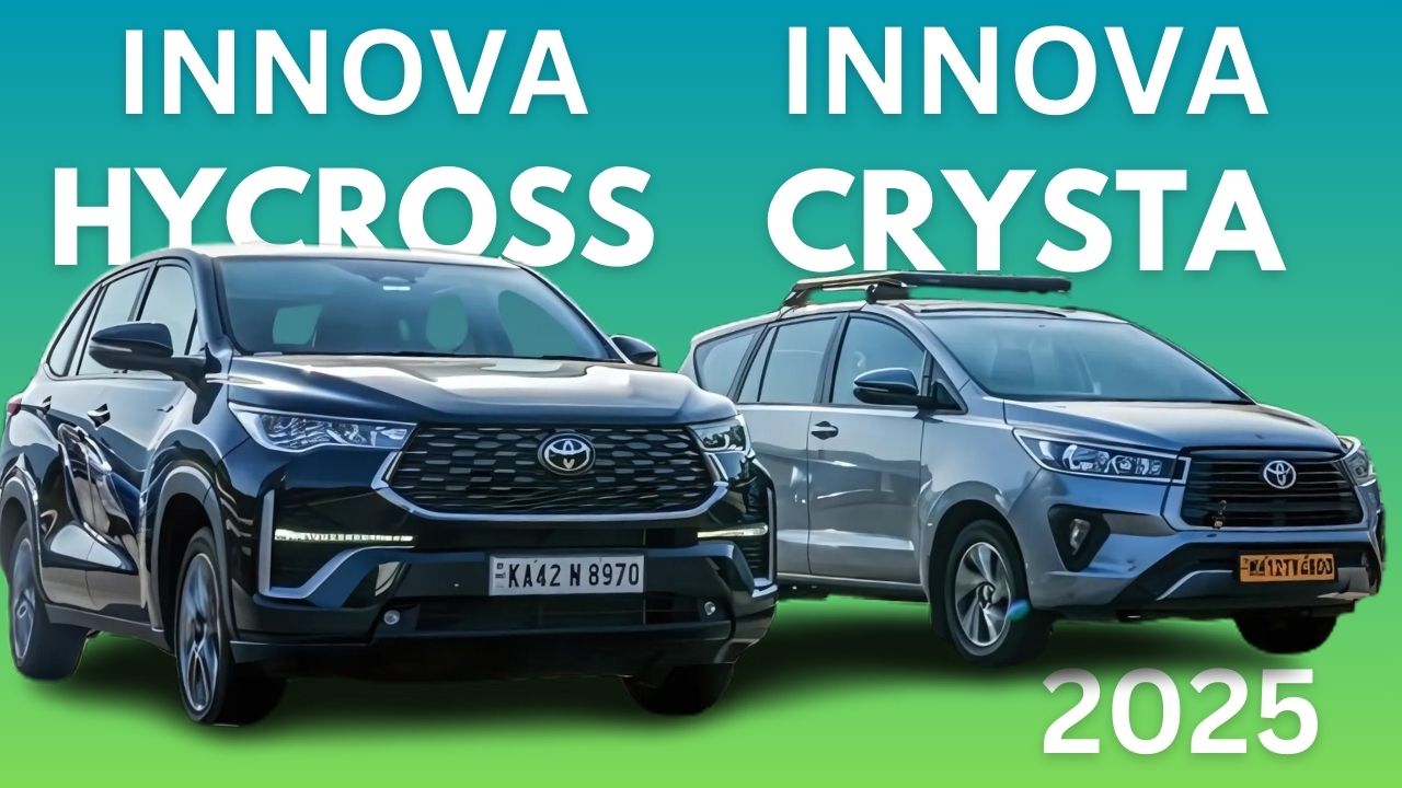 Toyota Innova Hycross vs Crysta