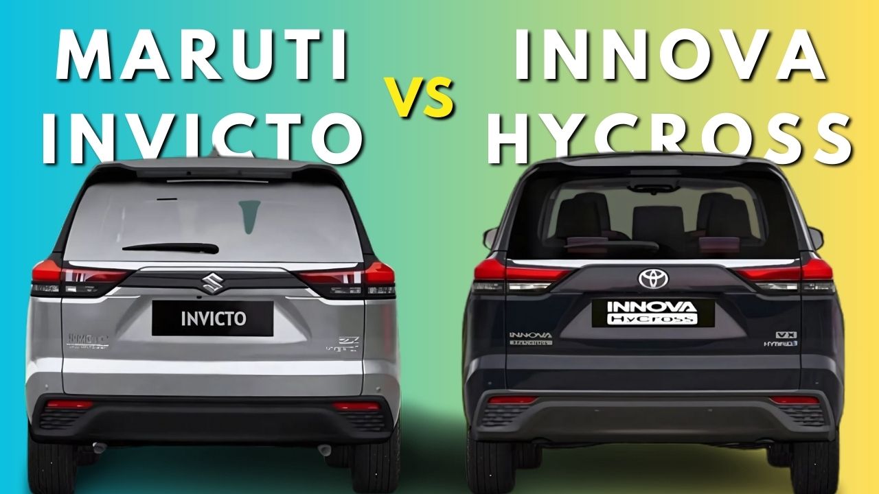 Toyota Innova Hycross vs Maruti Invicto