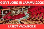 Govt Jobs in Jammu 2025