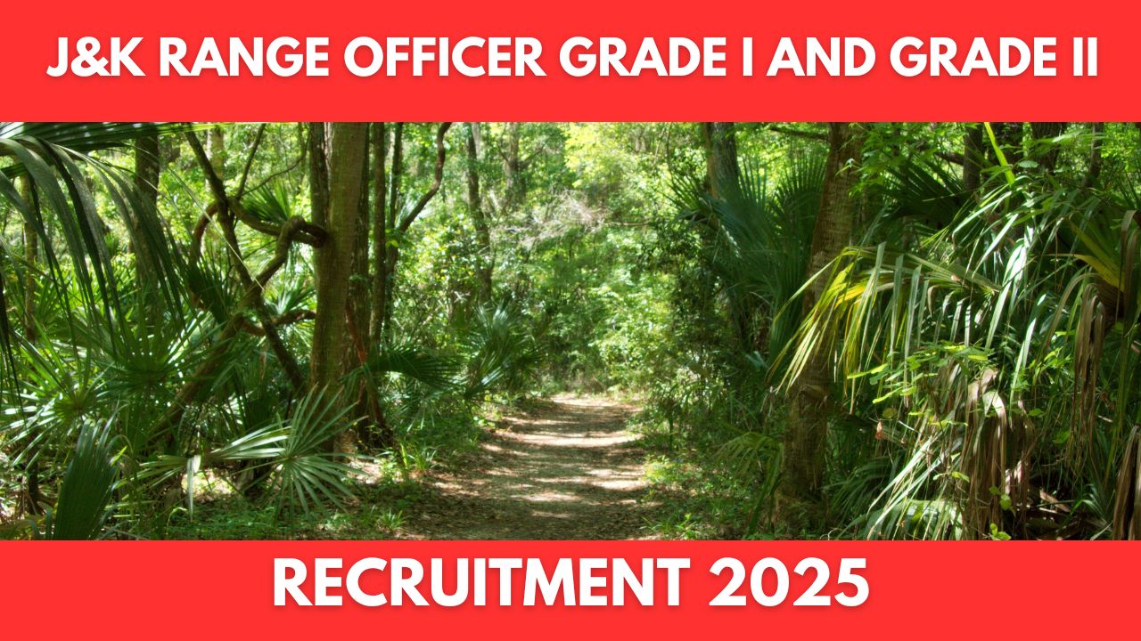 J&K Range Officer Recruitment 2025