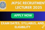 JKPSC Recruitment Lecturer 2025