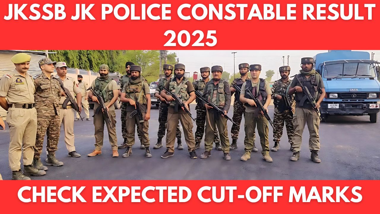 JKSSB JK Police Constable Result 2025