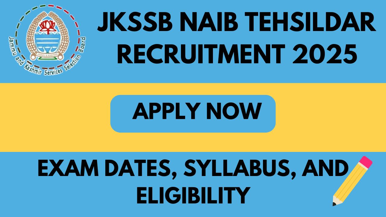 JKSSB Naib Tehsildar 2025