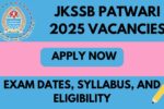 JKSSB Patwari 2025 Recruitment