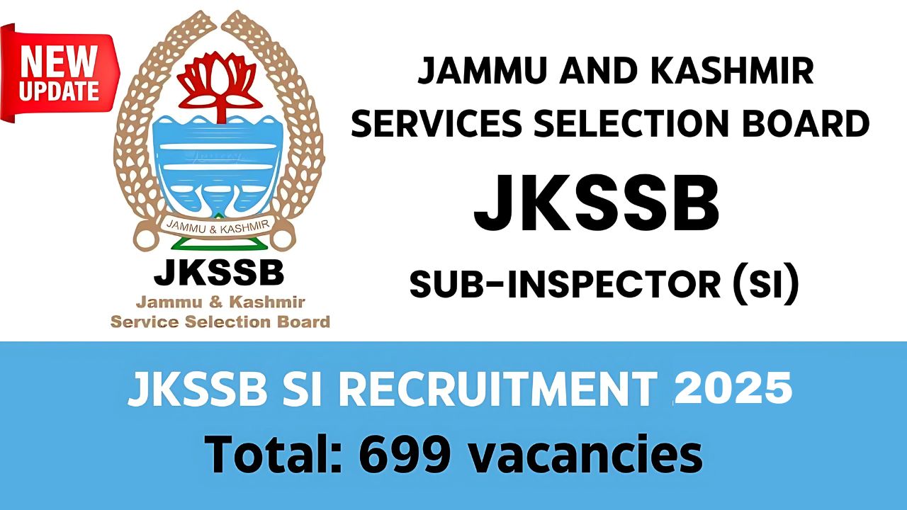 JKSSB SI Recruitment 2025