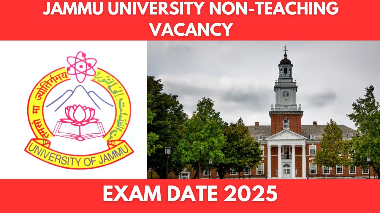 Jammu University Non Teaching Vacancy