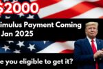 $2000 Stimulus Payment Coming in Jan 2025