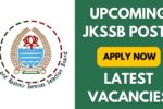 Upcoming JKSSB Posts 2025