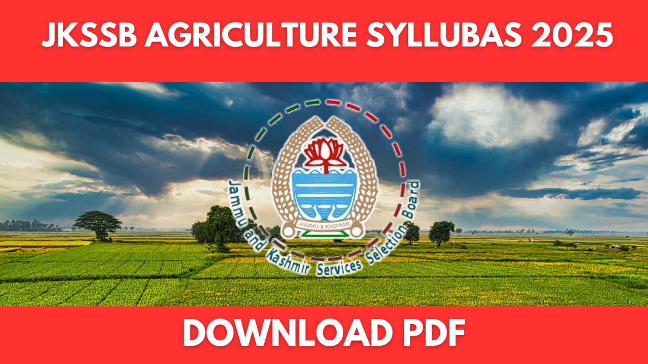 JKSSB AGRICULTURE