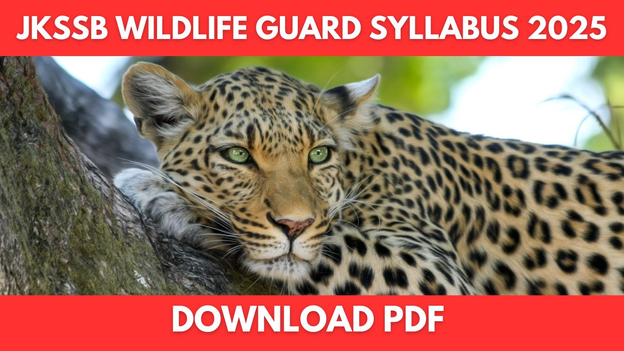 Jkssb wildlife guard syllabus 2025